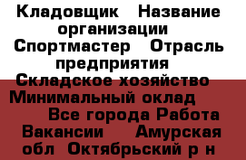 Кладовщик › Название организации ­ Спортмастер › Отрасль предприятия ­ Складское хозяйство › Минимальный оклад ­ 26 000 - Все города Работа » Вакансии   . Амурская обл.,Октябрьский р-н